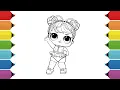 Coloring LOL Surprise Dolls Bon Bon Coloring Page