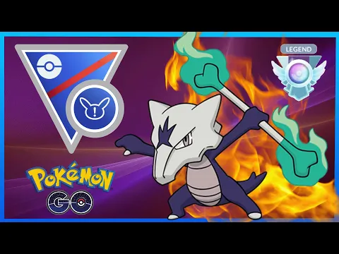 Download MP3 FIRST TIME LEGEND WITH ALOLAN MAROWAK!! | POKÉMON GO BATTLE LEAGUE