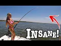 This RARE FISH IS BIG MONEY-Topwater Fishing for Aggressive Fish Drifting Rare Catch