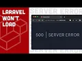 Common Laravel Installation Issues 500 Server Error