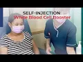 Self-injection of White Blood Cell Booster