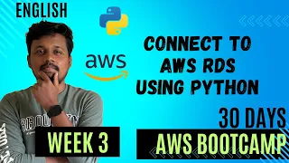 Connect to PostgreSQL AWS RDS using python AWS Bootcamp Week 3