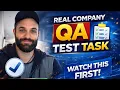 Real Company QA Test Task Page Object Model Fixtures in Playwright Alex The Beardo