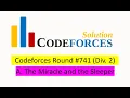 A The Miracle and the Sleeper Solution Bangla Codeforces Round Div 2