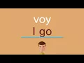 Como se dice voy en ingles