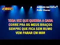 AMADO BATISTA = PODE CHORAR =  KARAOKE