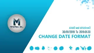 Convert php date format using date and strtotime