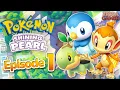 Pokemon Brilliant Diamond and Shining Pearl Gameplay Walkthrough Part 1 - Sinnoh Region Piplup