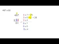 Multiplication Practice with Standard Algorithm