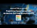 microCTRL - Familiarization with Arduino Online Simulators using Tinkercad