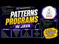 Java Pattern Programs Explained Star Pyramid Number Patterns Logic Building for Beginners