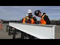 Kaiser Permanente Hesperia Medical Office Building Beam Signing