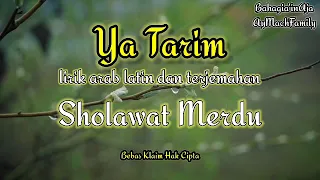 Ya Tarim lirik || Sholawat merdu pengantar tidur || Sholawat no copyright