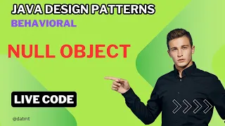 Java Design Patterns Null Object Live Coding
