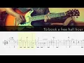 The Thrill Is Gone - B.B.King - Guitar Cover - Lesson - Rolling Tab - No Talking - Just Playing