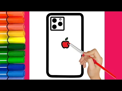 Download MP3 How to draw phone for kids