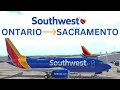 Ontario Sacramento Level Up 737-700 Southwest 761 VATSIM