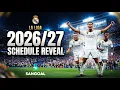 Real Madrid La Liga Schedule Revealed El Clasico Dates DATES CHANGED