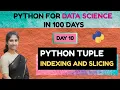 Day 10 Python for Data Science Tuple Indexing and Slicing