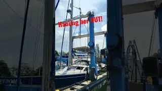 Hauling out Zingaro!