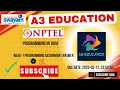 NPTEL Programming In Java Week 7 Programming Assignment Answers Solution Quiz 2025 - Jan