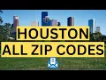 Complete List of Houston Texas Zip Codes Houston Zip Codes