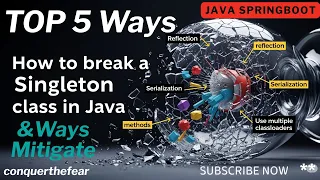 5 Ways to Break a Java Singleton and How to Fix Them Singleton Design Pattern Interview Ques