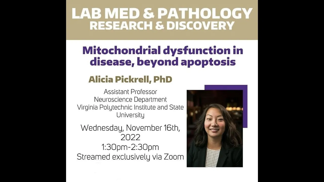 Lab Med and Pathology Research & Discovery Seminar | Alicia Pickrell