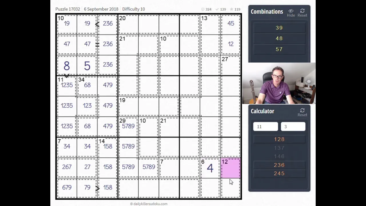 Killer Sudoku: Logic Test