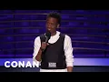 Download Lagu Nore Davis Wishes Engagement Sneakers Were A Thing | CONAN on TBS