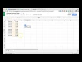 How to use functions sum avg min max in Google Sheets