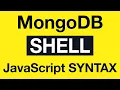 MongoDB Shell 05 MongoDB Shell JavaScript Syntax