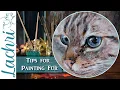 Acrylic Painting Tips - Painting Cat Fur