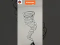 Download Lagu Draw a simple tornado storm using these simple steps #shorts #ashortaday Canvassing Passion