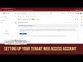 How To Set Up Tenant Web Access Portal