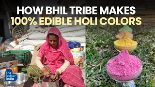 This Holi, Play with 100% Edible & Organic Colours Handcrafted by Bhil Tribals