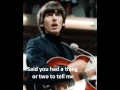 The Beatles- I Need You (with lyrics) (Stereo Remastered)