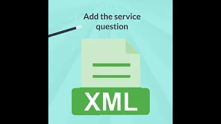 Use XML to build layouts - 5 Add the service question
