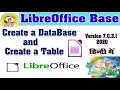 LibreOffice Base Tutorial - 1 Create Database and Create Table How to Create Database