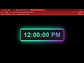 How to create a digital clock with glowing effects using HTML CSS JAVASCRIPT