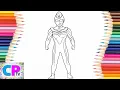 Ultraman Dyna Coloring Pages for Kids How to Color Ultraman Coloring Pages Fun for Kids