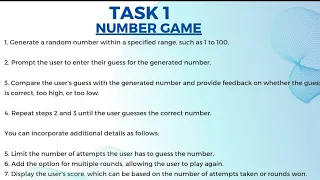 CodSoft Java internship Task 1 Number Game
