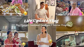 Life Update VlogBig Changes, Emotional Goodbyes & Interior Progress 🏡 | Mishti Pandey