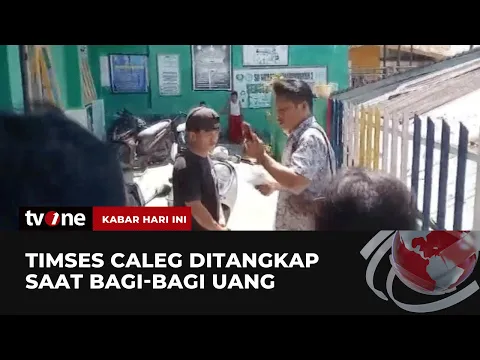 Timses Caleg Bagi-bagi Uang ke Masyarakat Ditangkap