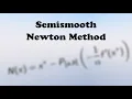 The Semismooth Newton Method