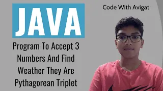 Program To Find A Pythagorean Triplet Java Tutorial