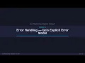 Episode 12 Error Handling Go s Explicit Error Model
