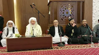 فطب يا أيها القلب المعنى   بشرى لنا نلنا المنى   أبحب أحبابي ألام دندنها