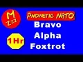 Phonetic Alphabet NATO 1 Hour - Learn the Phonetic Alphabet