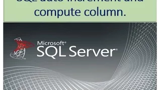 SQL Server - Auto increment Compute column example